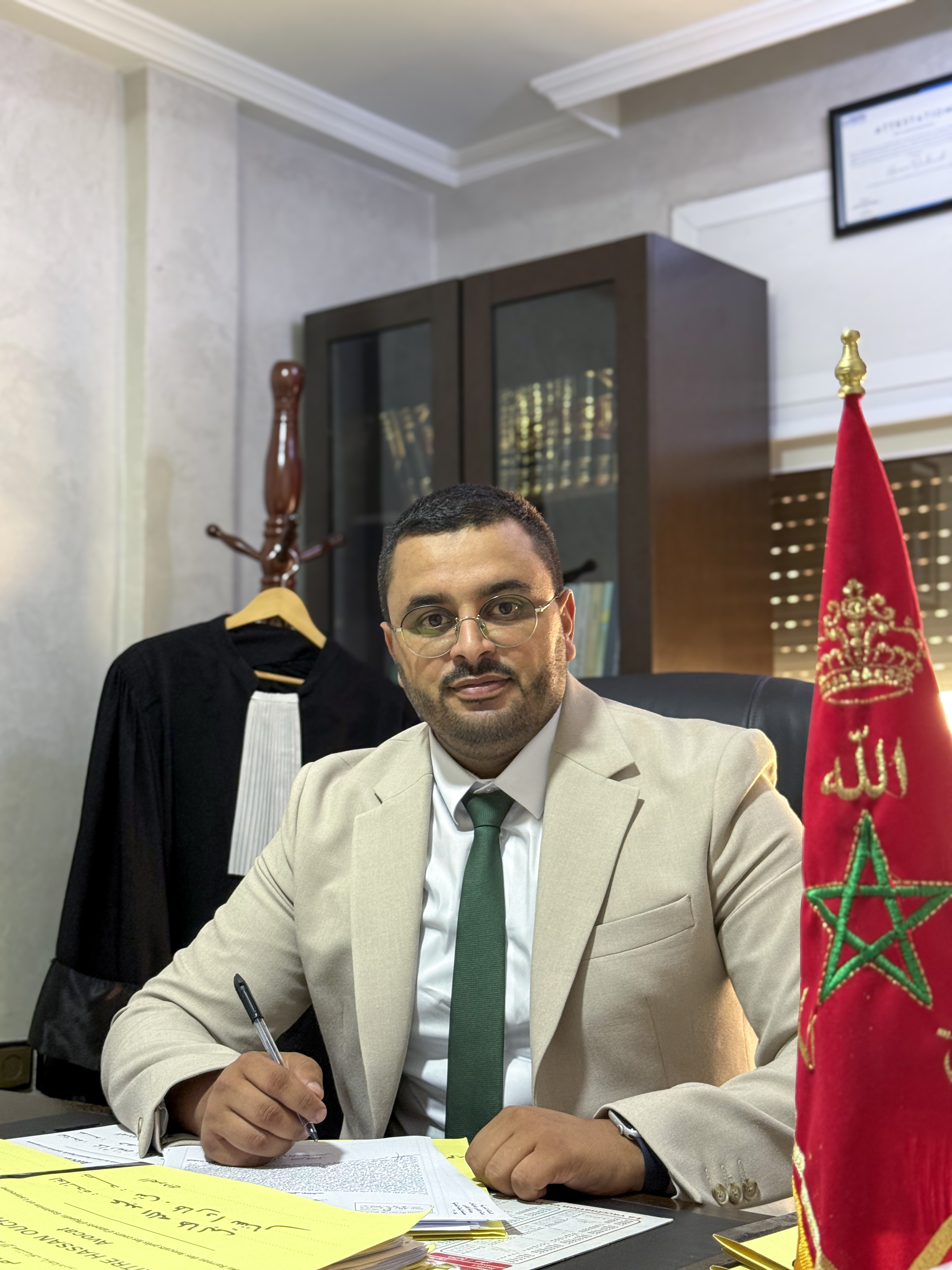 Portrait officiel de Maitre Ouchaoud Hassan, Avocat à Agadir, Maroc