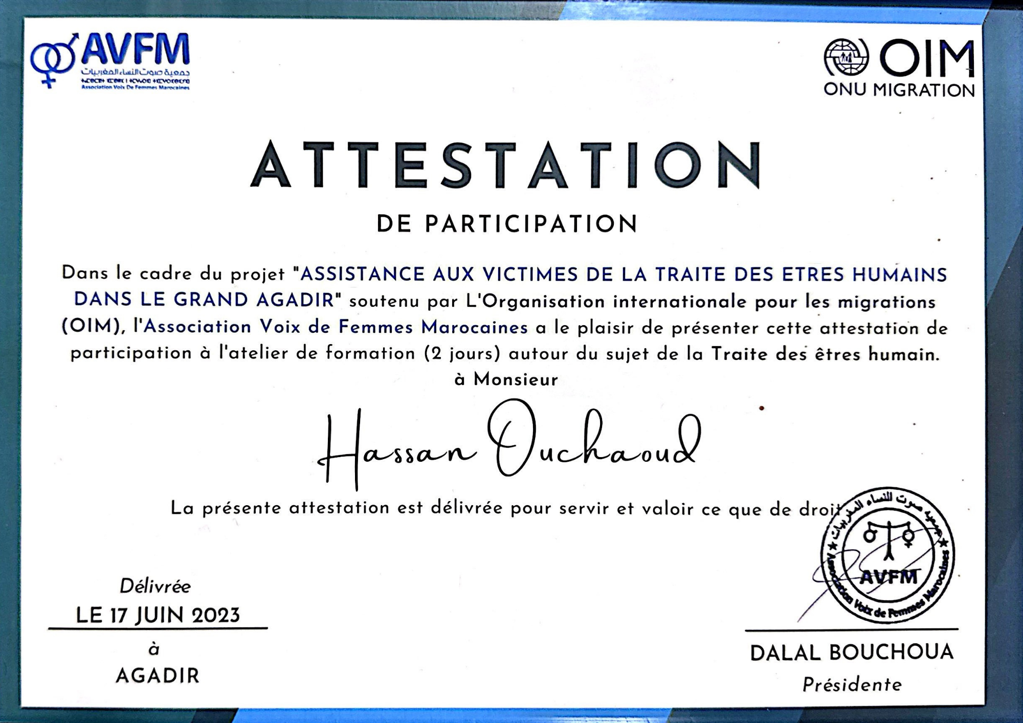 Certificat 1